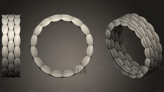 Wedding Ring7 stl model for CNC